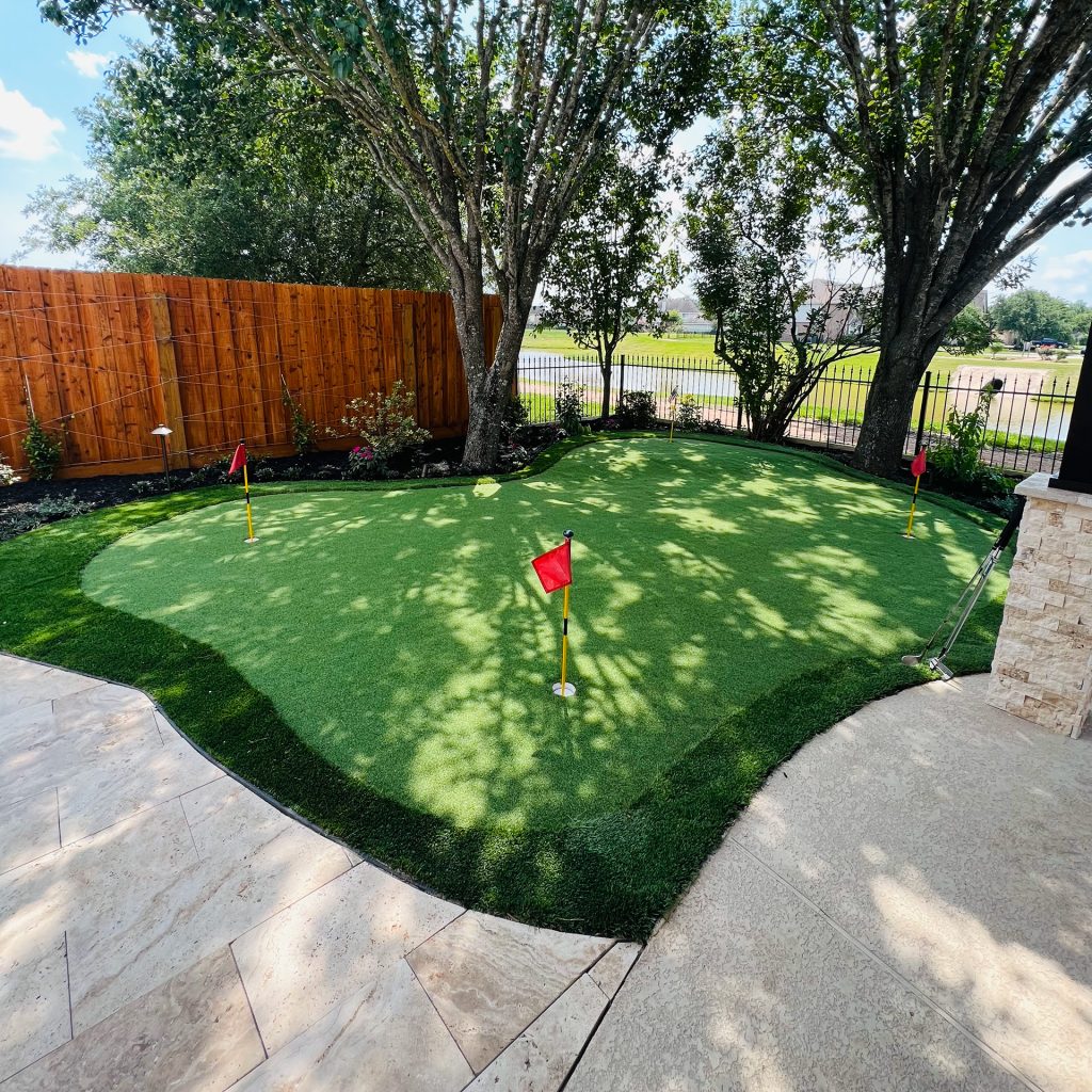 Custom Backyard Putting Green