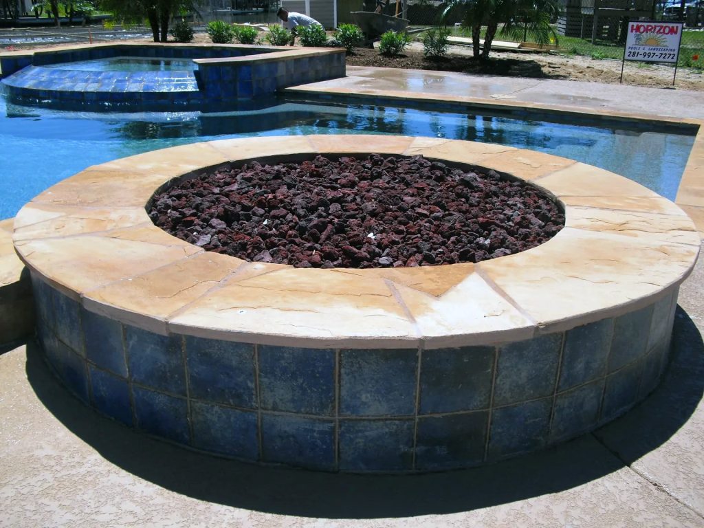 Fire Pit Poolside