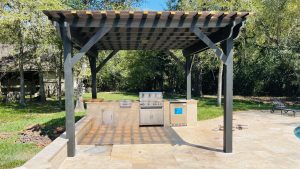 Poolside Kitchen Install