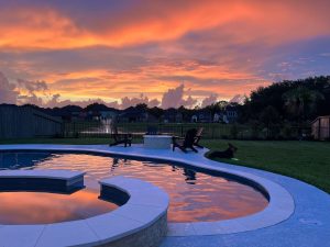 Sunset Swimming Pool